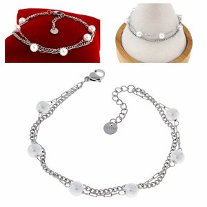BRACELET GOLD CELEBRITY STAINLESS STEEL