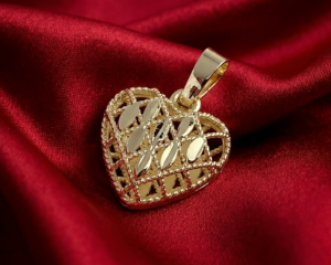 gold pendant 18k shiny xuping