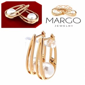 exclusive swarovski gold-plated earrings