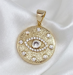 gold pendant 18k shiny xuping