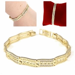 gold bracelet for a gold-plated leg
