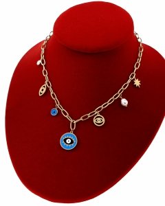 GOLD CHAIN NECKLACE celebrity STAINLESS STEEL