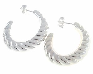 gold plated earrings with exclusive cubic zirconia