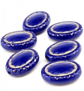 Glass beads faceted strands