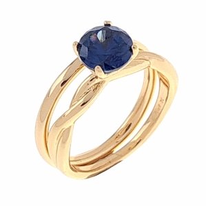 gold ring 17,30mm. gold-plated engagement xuping