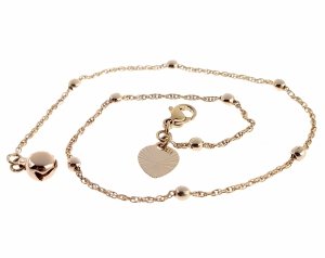 gold bracelet for a gold-plated leg