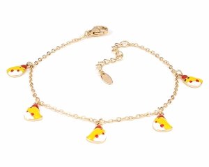 gold bracelet for a gold-plated leg