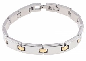 BRACELET GOLD CELEBRITY STAINLESS STEEL