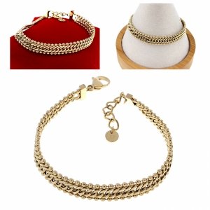BRACELET GOLD CELEBRITY STAINLESS STEEL