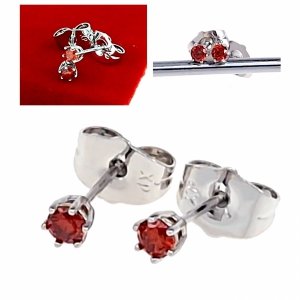 gold plated earrings with exclusive cubic zirconia