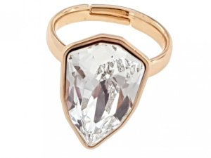 gold ring 18,30mm. gold-plated engagement xuping