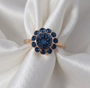 ring 18,30mm gold stainless steel