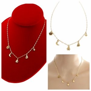 GOLD CHAIN NECKLACE celebrity STAINLESS STEEL
