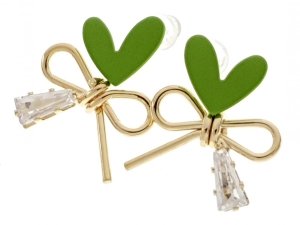 Earrings summer neon hanging