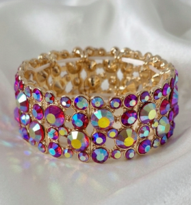 Bracelet Crystals Celebrity Surgical Steel