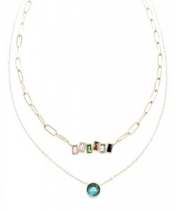 GOLD CHAIN NECKLACE celebrity STAINLESS STEEL