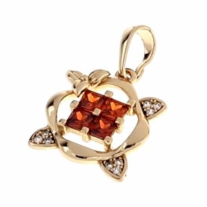 gold pendant 18k shiny xuping