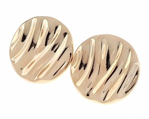 gold plated earrings with exclusive cubic zirconia