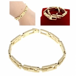 gold bracelet for a gold-plated leg