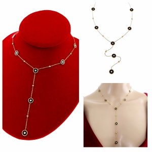 3958 Złoty łańcuszek 41+5 naszyjnik stal chirurgiczna celebrytka krawatka 