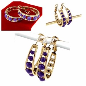 3167 Kolczyki złote stal chirurgiczna 316L nierdzewna wiszące 