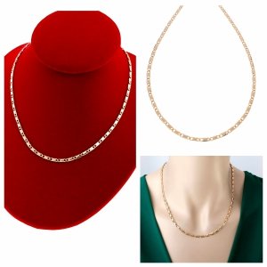 2257 Złoty łańcuszek 50cm 3mm pozłacany 18k Xuping 