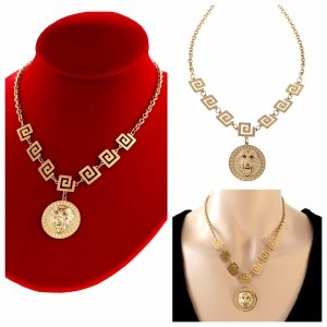 @3663 Złoty łańcuszek naszyjnik 43+5 stal chirurgiczna 316L celebrytka Viki lady 