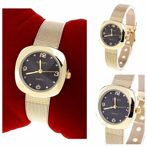 2265 Zegarek damski złoty stal chirurgiczna Kurren elegancki klasyk