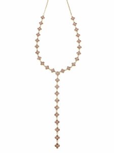 987Złoty łańcuszek naszyjnik 42+5cm stal chirurgiczna 316L krawatka 