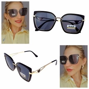 ok100 Damskie okulary przeciwsłoneczne muchy ozdobne UV400