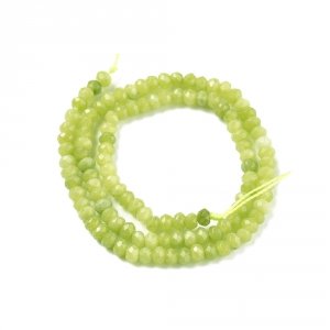 3736h Jadeit kamień naturalny 4x2-3mm pasmo 37cm