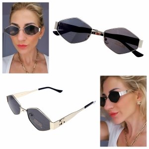 ok93 Damskie okulary przeciwsłoneczne muchy ozdobne UV400
