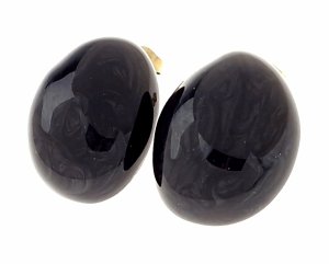 2581 Kolczyki złote stal chirurgiczna 316L wtyczki stal nierdzewna 