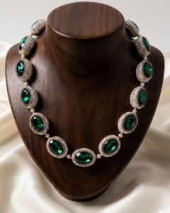 973 Naszyjnik biżuteria królewska 50+5cm pozłacany 14k