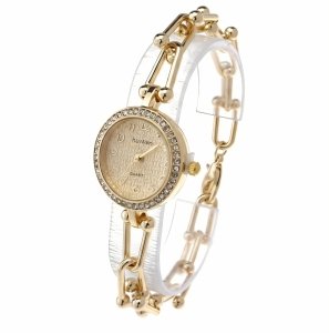 3051 Ekskluzywny damski złoty zegarek Kurren klasyk 