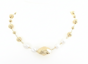 0914 Złoty łańcuszek naszyjnik 40+5cm pozłacany 14k 