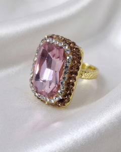 1146c  Pierścionek złoty pozłacany 14k biżuteria królewska regulowany