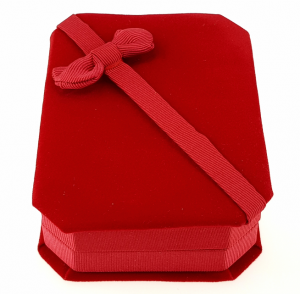 pu24 Pudełko welurowe na bransoletkę, celebrytkę lub łańcuszek