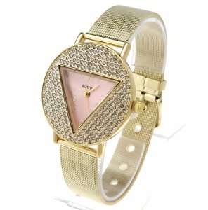 2322c Ekskluzywny damski złoty zegarek Kurren klasyk stal chirurgiczna 