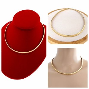 500c Złoty łańcuszek naszyjnik 45cm stal chirurgiczna 316L celebrytka 