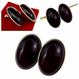 4532  Kolczyki złote wtyczki stal chirurgiczna 316L nierdzewna