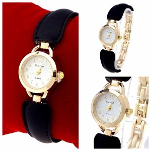 4702 Ekskluzywny damski złoty zegarek Kurren klasyk 