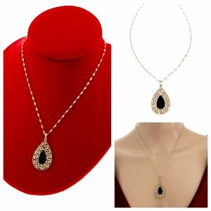 @3363 Złoty łańcuszek naszyjnik 46+5 stal chirurgiczna 316L celebrytka Viki lady