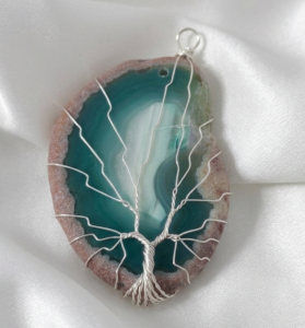 3731d Zawieszka agat kamień naturalny 1 sztuka