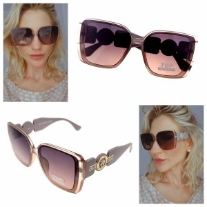 ok57 Damskie okulary przeciwsłoneczne muchy ozdobne UV400