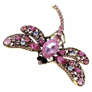 элегантная золотая брошь