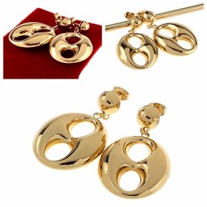 Золотые серьги из нержавеющей стали