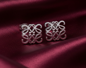 Золотые серьги из нержавеющей стали