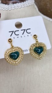 Золотые серьги из нержавеющей стали