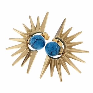 Золотые серьги из нержавеющей стали